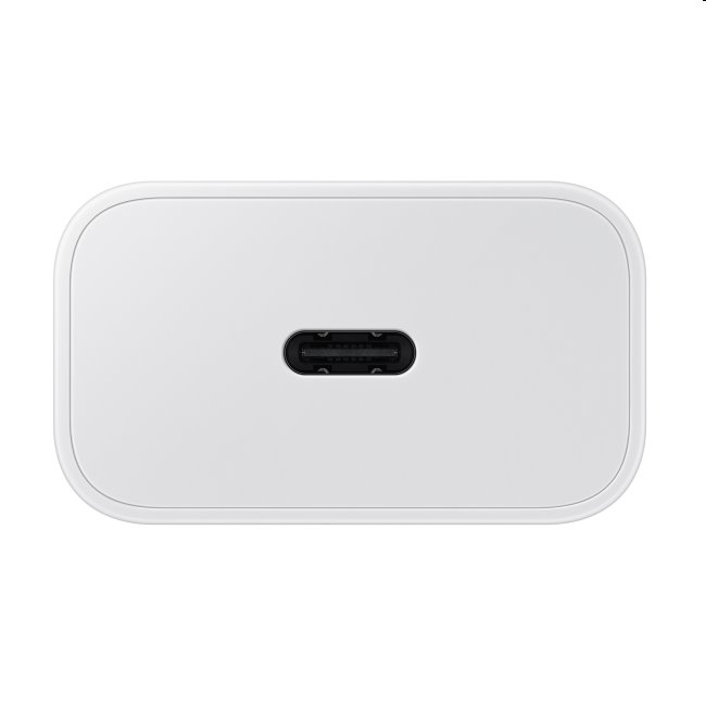 Rychlonabíječka Samsung 25W s USB-C kabelem, white