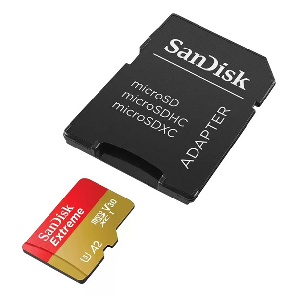 SanDisk Extreme Pro microSDXC 256 GB A2 Class 30 UHS-II V30, 200/140MBps