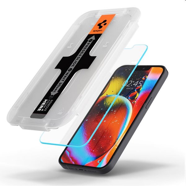 Tvrzené sklo Spigen tR ez Fit pre Apple iPhone 13 mini, 2 kusy Tvrzené sklo Spigen tR ez Fit pre Apple iPhone 13 mini, 2 kusy