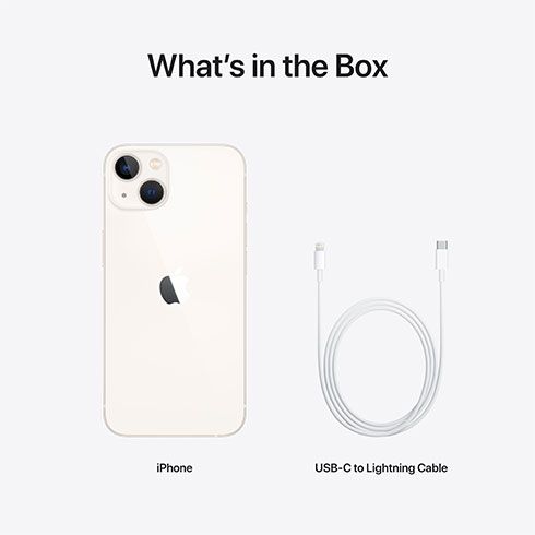 Apple iPhone 13 256GB, starlight, Třída B - použito, záruka 12 měsíců
