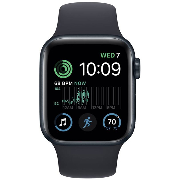 Apple Watch SE 2 44mm Cellular + GPS, Midnight grey