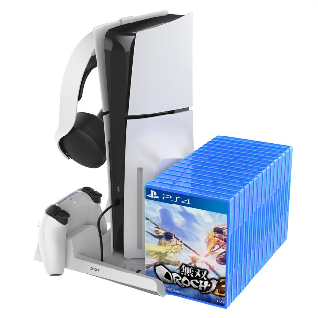 Dokovací stanice iPega s chlazením pro PlayStation 5 Slim, Dualsense a Pulse 3D