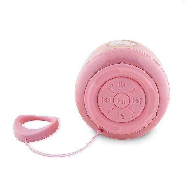 Hello Kitty Mini Bluetooth Speaker Kitty Head Logo, růžový