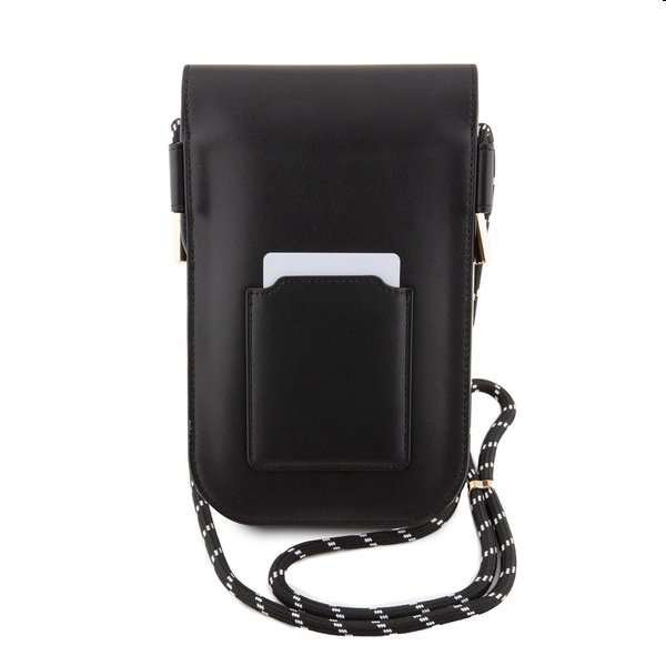 Hello Kitty PU Daydreaming Logo Leather Wallet Phone Bag, black Hello Kitty PU Daydreaming Logo Leather Wallet Phone Bag, black