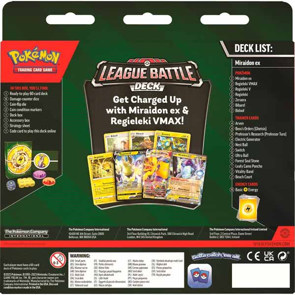 Kartová hra Pokémon TCG: League Battle Deck Miraidon EX (Pokémon) Kartová hra Pokémon TCG: League Battle Deck Miraidon EX (Pokémon)