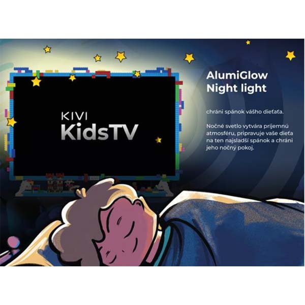 KIVI TV pro děti, 32" (81cm), FHD, Android TV 11, 1920x1080, ochranné sklo, noční světlo KIVI TV pro děti, 32" (81cm), FHD, Android TV 11, 1920x1080, ochranné sklo, noční světlo