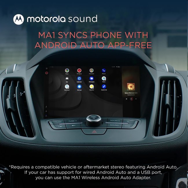 Motorola MA1 bezdrátový adaptér pro Android Auto
