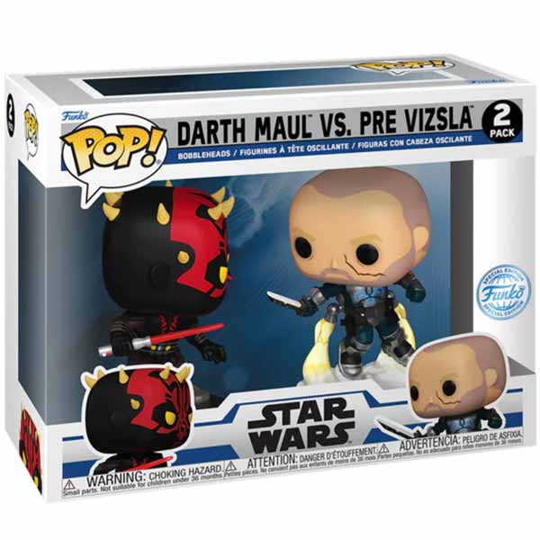POP! Clone Wars Duels Darth Maul vs Pre Vizsla (Star Wars) Special Edition