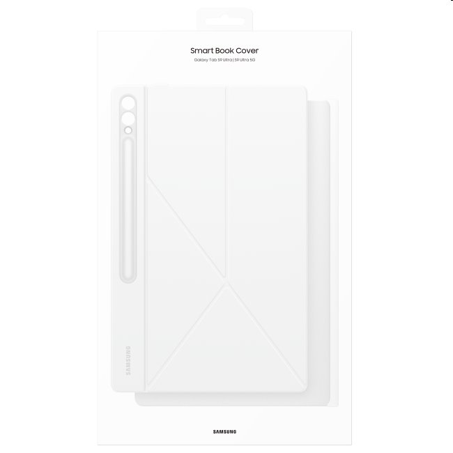 Pouzdro Book Cover pro Samsung Galaxy Tab S9 Ultra, white Pouzdro Book Cover pro Samsung Galaxy Tab S9 Ultra, white
