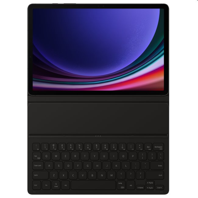 Pouzdro Book Cover s klávesnicí pro Samsung Galaxy Tab S9 Plus | S9 FE Plus, černá