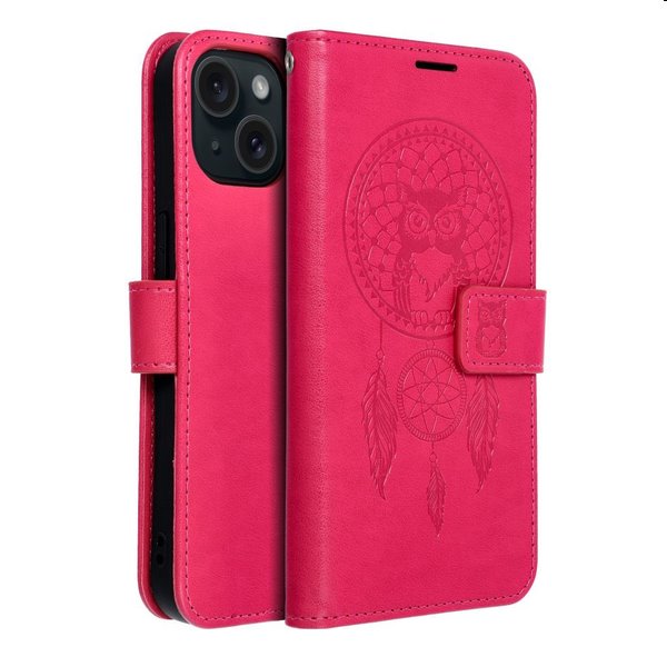 Pouzdro MEZZO Book dreamcatcher pro Apple iPhone 7/8/SE 20/SE 22, magenta