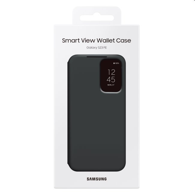 Pouzdro Smart View Wallet pro Samsung Galaxy S23 FE, black