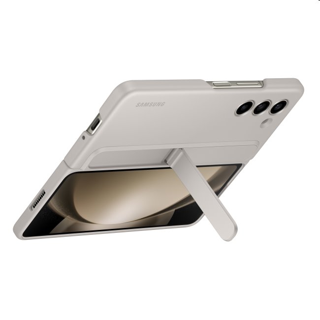 Pouzdro Standing Cover s poutkem a stojanem pro Samsung Galaxy Z Fold5, sand