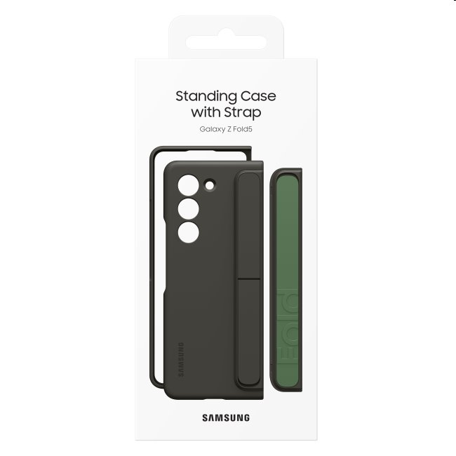 Pouzdro Standing Cover s poutkem a stojanem pro Samsung Galaxy Z Fold5, sand