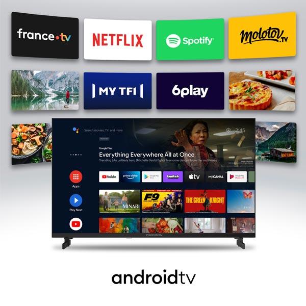 Thomson 40FA2S13W FHD Android, white Thomson 40FA2S13W FHD Android, white