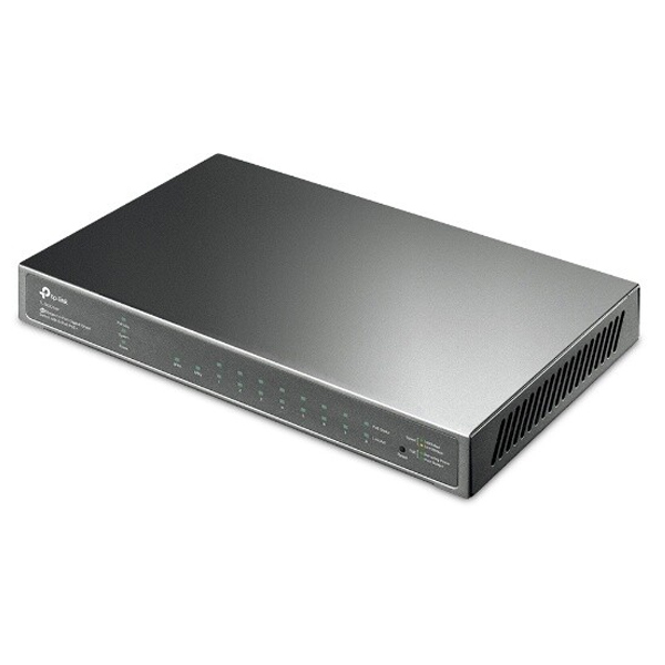 tp-link TL-SG2210P, 10 portový gigabitový inteligentní switch JetStream s 8 porty PoE+