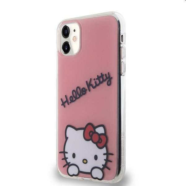 Zadní kryt Hello Kitty IML Daydreaming Logo pro Apple iPhone 11, růžové