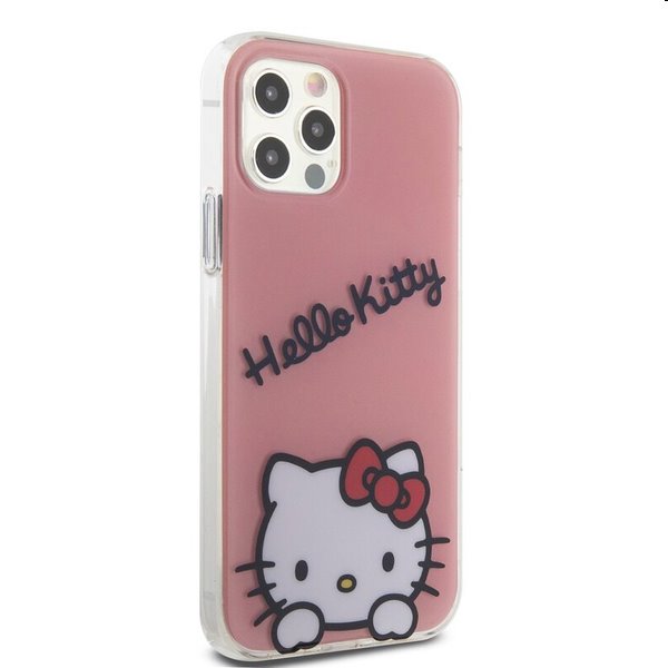 Zadní kryt Hello Kitty IML Daydreaming Logo pro Apple iPhone 12/12 Pro, růžové Zadní kryt Hello Kitty IML Daydreaming Logo pro Apple iPhone 12/12 Pro, růžové