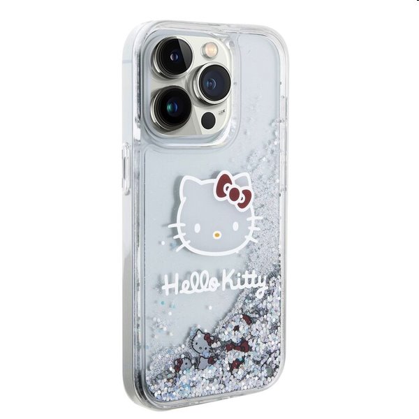 Zadní krytHello Kitty Liquid Glitter Electroplating Head Logo pro Apple iPhone 13 Pro, transparentní Zadní krytHello Kitty Liquid Glitter Electroplating Head Logo pro Apple iPhone 13 Pro, transparentní