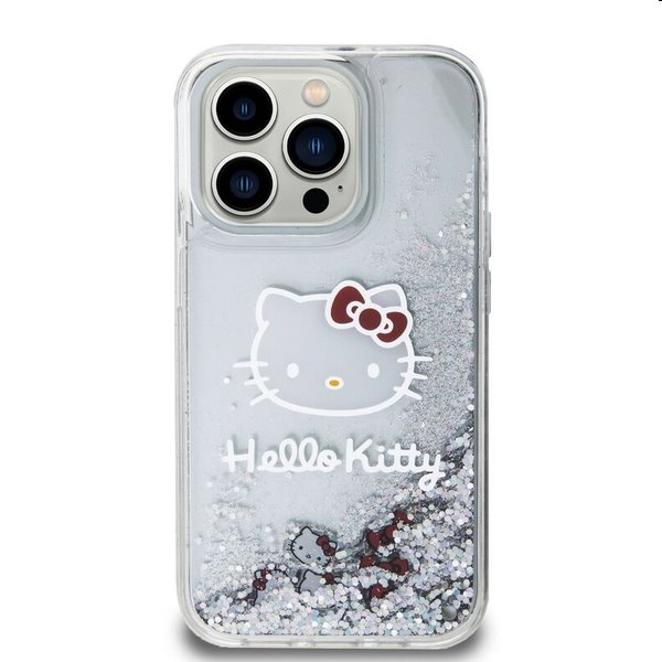 Zadní krytHello Kitty Liquid Glitter Electroplating Head Logo pro Apple iPhone 13 Pro, transparentní Zadní krytHello Kitty Liquid Glitter Electroplating Head Logo pro Apple iPhone 13 Pro, transparentní