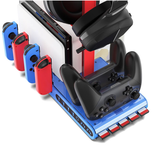 Multifunkční stojan pro konzoli Nintendo Switch DLX2+LED Multifunkční stojan pro konzoli Nintendo Switch DLX2+LED