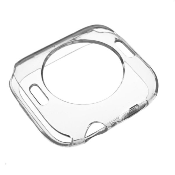 FIXED TPU gelové pouzdro pro Apple Watch Series 9 41mm, transparentní