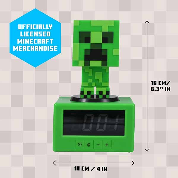 Lampa Creeper Icon Alarm Clock (Minecraft) Lampa Creeper Icon Alarm Clock (Minecraft)