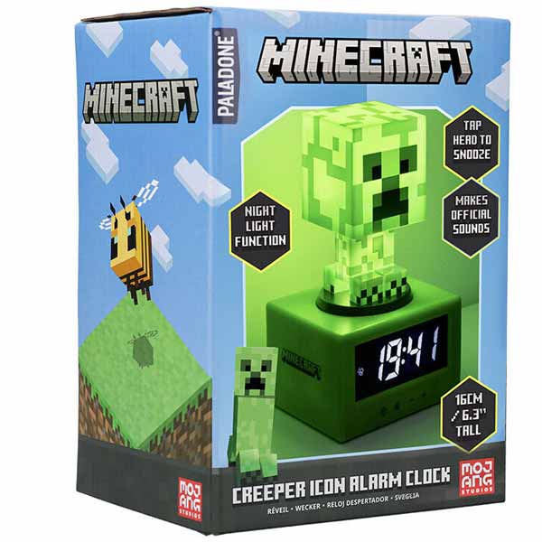 Lampa Creeper Icon Alarm Clock (Minecraft) Lampa Creeper Icon Alarm Clock (Minecraft)
