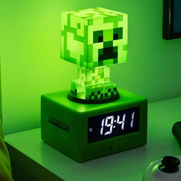 Lampa Creeper Icon Alarm Clock (Minecraft) Lampa Creeper Icon Alarm Clock (Minecraft)