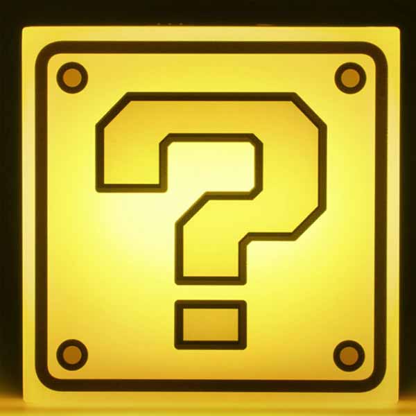 Lampa Question Block Night Light (Super Mario) Lampa Question Block Night Light (Super Mario)