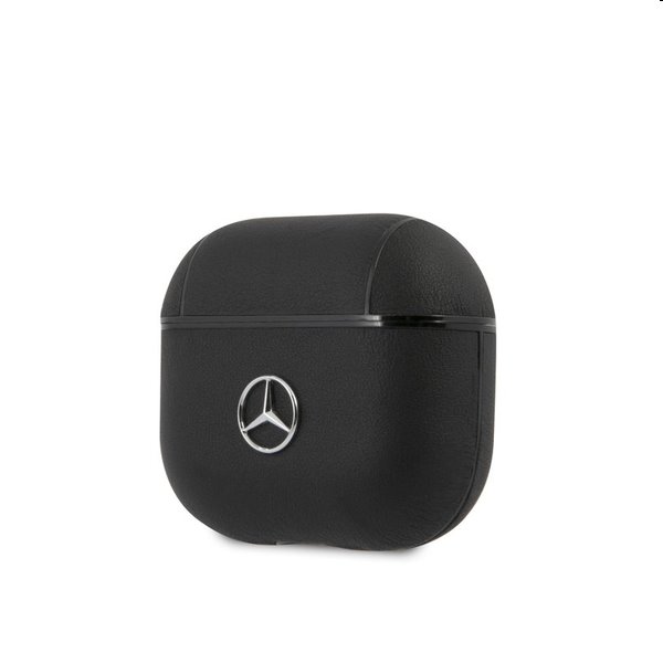 Mercedes kožené pouzdro pro AirPods 3, černý