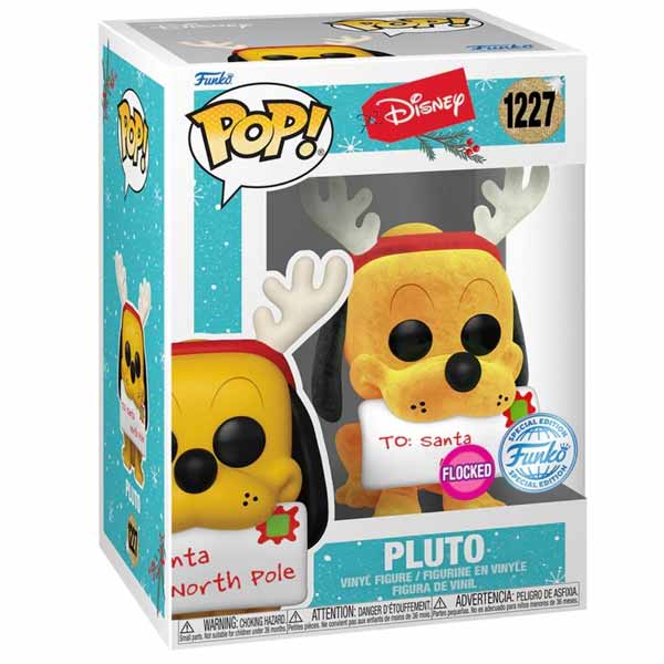 POP! Disney: Holiday Pluto Special Edition Flocked