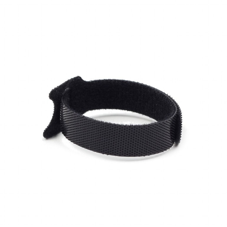 CABLEXPERT stahovacie pásky na suchý zip, 210 mm, čierne, 100ks v balení