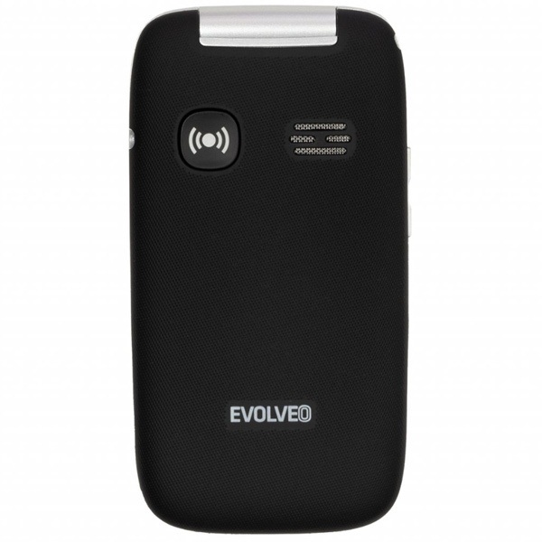 Evolveo EasyPhone FS, vyklápěcí mobilní telefon 2.8" pro seniory s nabíjecím stojanem, černý