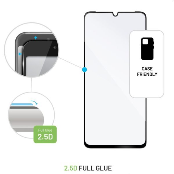 FIXED Full-Cover Ochranné tvrzené sklo pro Samsung Galaxy A25 5G, černé