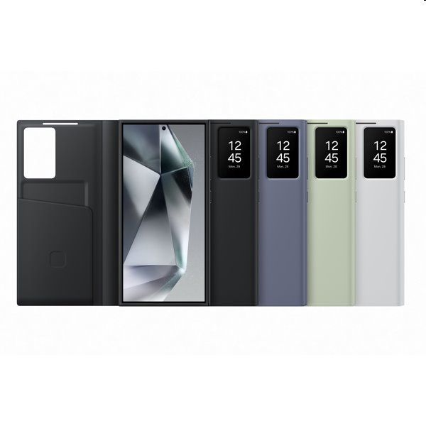 Pouzdro Smart View Wallet pro Samsung Galaxy S24 Ultra, light green