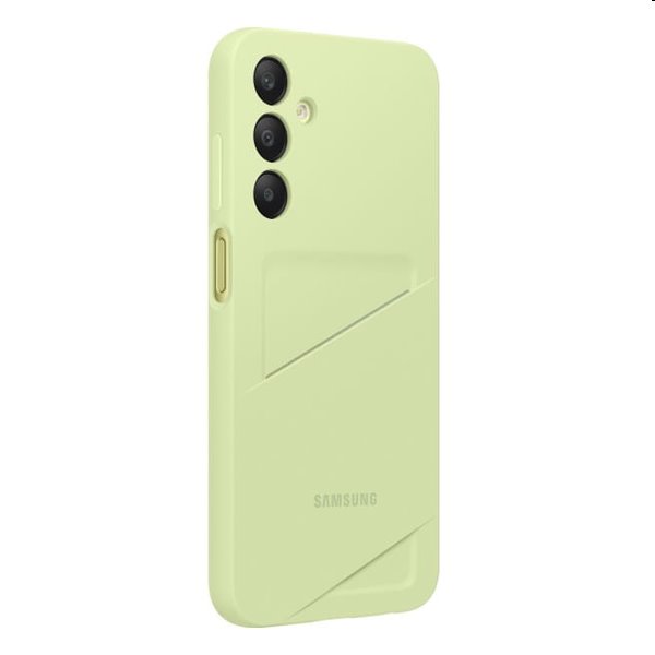 Pouzdro Card Slot Cover pro Samsung Galaxy A25 5G, lime