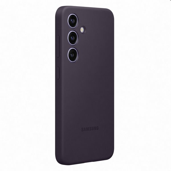 Pouzdro Silicone Cover pro Samsung Galaxy S24, dark violet