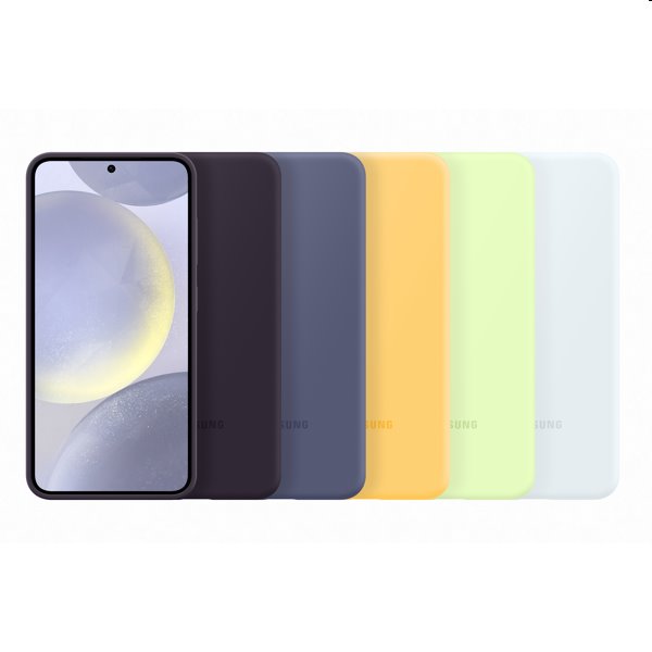 Pouzdro Silicone Cover pro Samsung Galaxy S24, light green