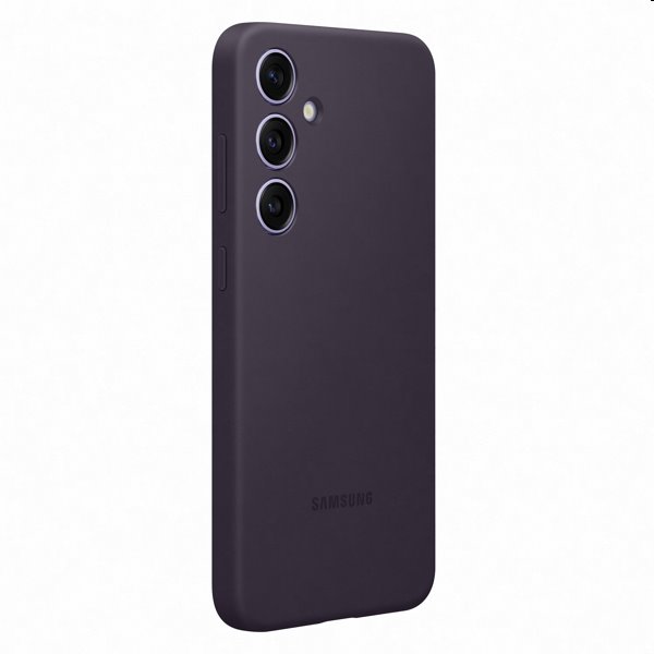 Pouzdro Silicone Cover pro Samsung Galaxy S24 Plus, dark violet