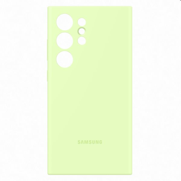 Pouzdro Silicone Cover pro Samsung Galaxy S24 Ultra, light green