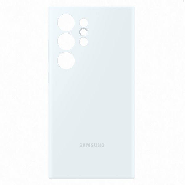 Pouzdro Silicone Cover pro Samsung Galaxy S24 Ultra, white Pouzdro Silicone Cover pro Samsung Galaxy S24 Ultra, white
