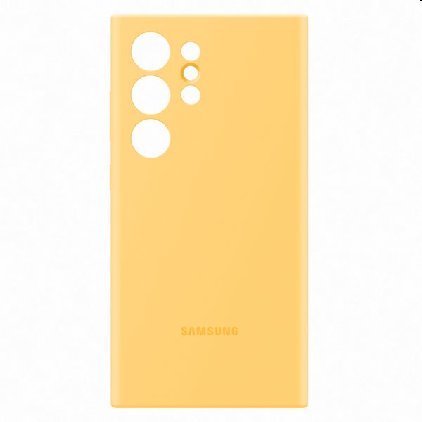 Pouzdro Silicone Cover pro Samsung Galaxy S24 Ultra, yellow
