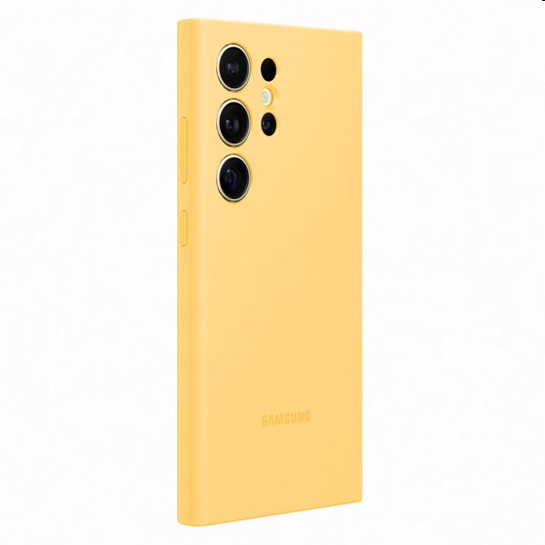 Pouzdro Silicone Cover pro Samsung Galaxy S24 Ultra, yellow