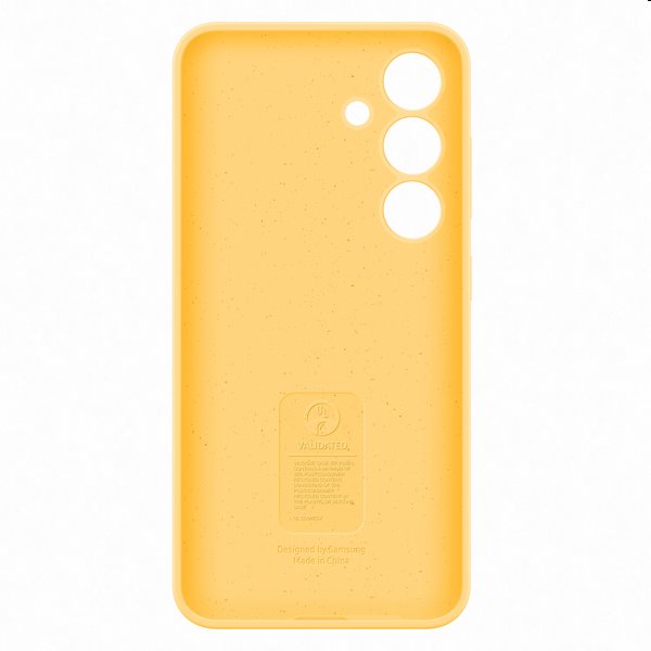 Pouzdro Silicone Cover pro Samsung Galaxy S24, yellow