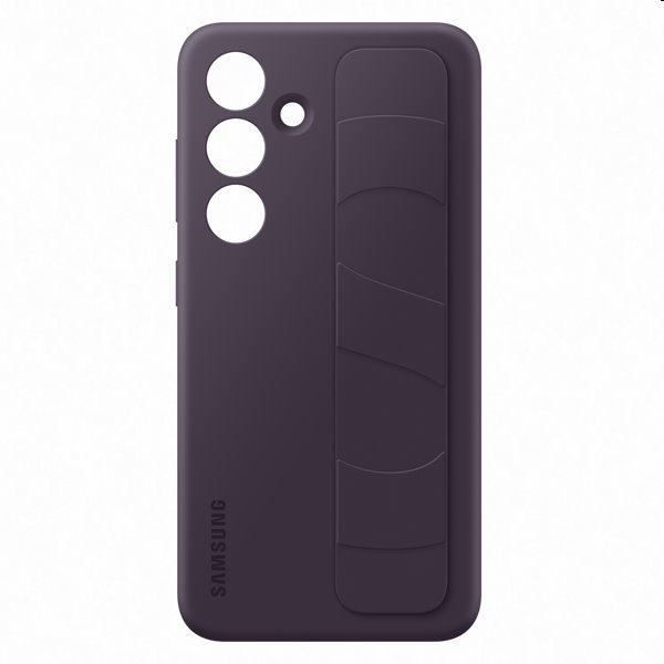 Pouzdro Silicone Grip Cover pro Samsung Galaxy S24, dark violet