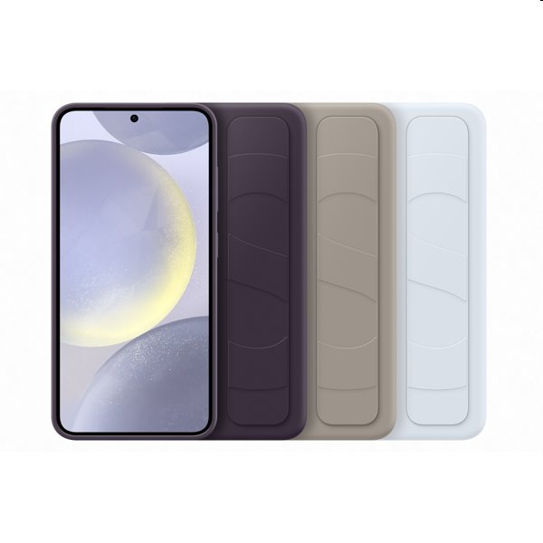 Pouzdro Silicone Grip Cover pro Samsung Galaxy S24, dark violet