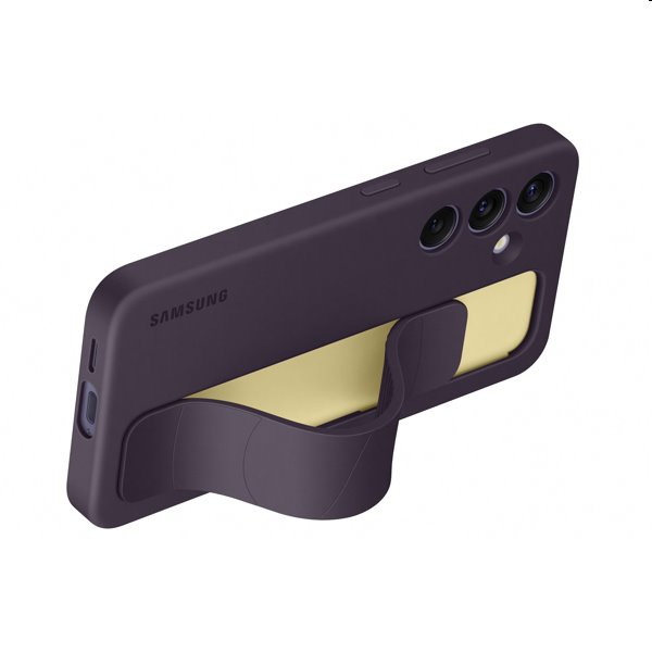 Pouzdro Silicone Grip Cover pro Samsung Galaxy S24, dark violet