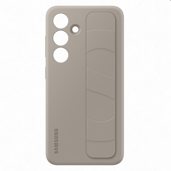 Pouzdro Silicone Grip Cover pro Samsung Galaxy S24, taupe