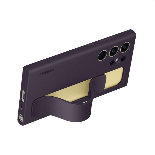 Pouzdro Silicone Grip Cover pro Samsung Galaxy S24 Ultra, dark violet Pouzdro Silicone Grip Cover pro Samsung Galaxy S24 Ultra, dark violet